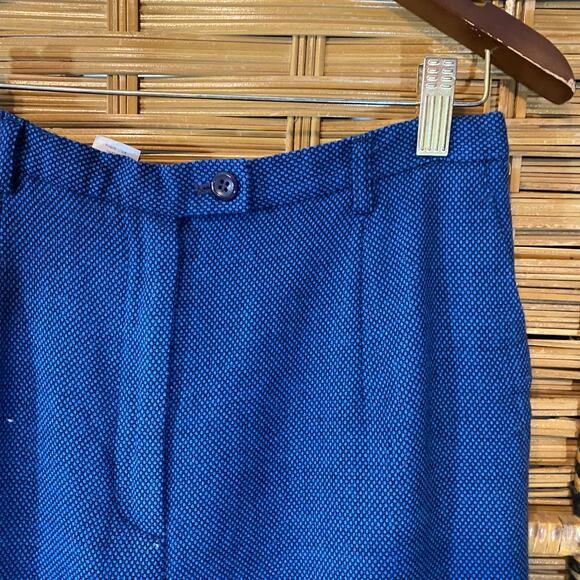Pendleton 100% Virgin Wool Pants Women’s Petite Size 10 Blue Lined Trousers - Picture 2 of 6